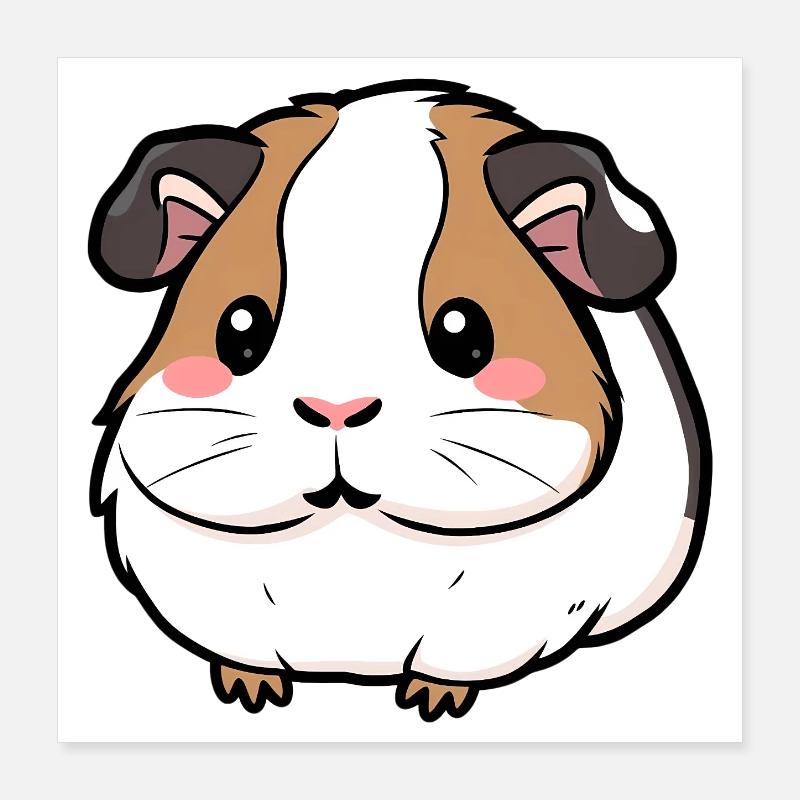 Cobaye Poster 40 x 40 cm