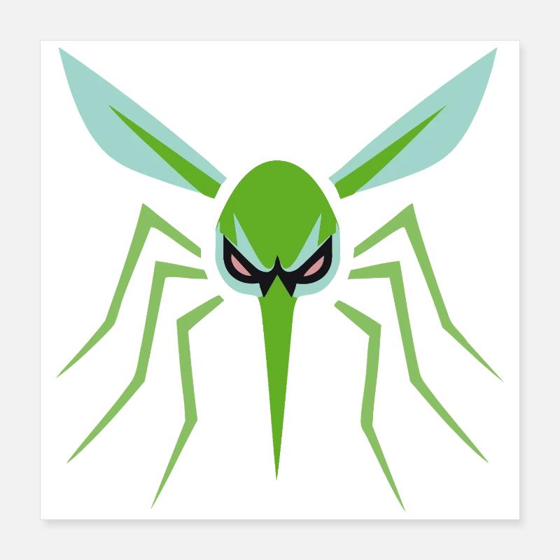 Mosquito, Mosquito, Insect, Evil Poster 16" x 16" (40x40 cm)
