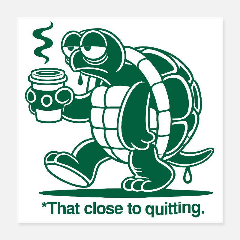 Grosse Fatigue Poster 40 x 40 cm