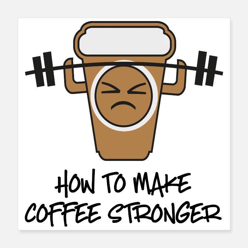 Kaffee Poster 40x40 cm