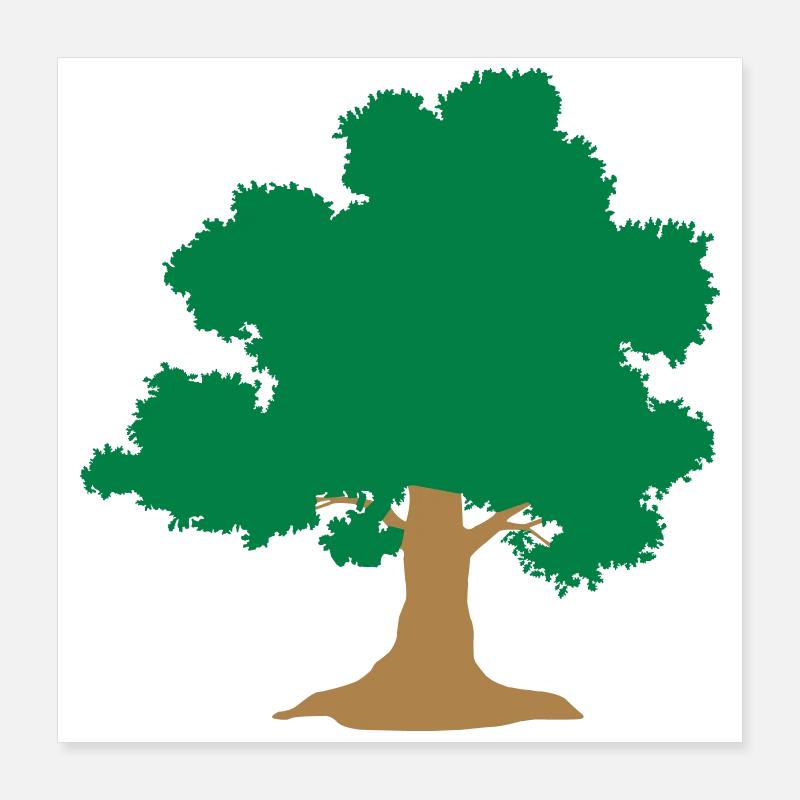 wild tree Baum Poster 40x40 cm