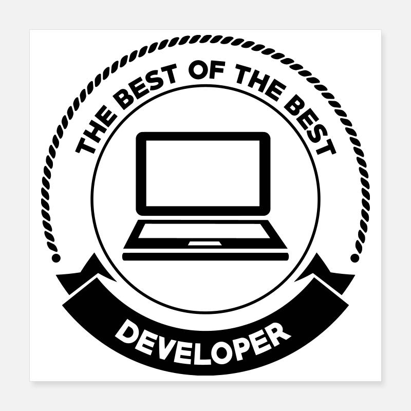 Developer Poster 16" x 16" (40x40 cm)