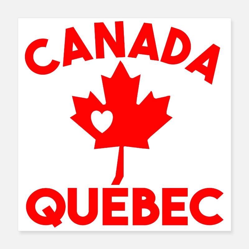 Kanada Québec Poster 40x40 cm