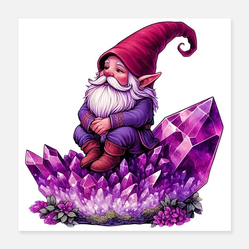 Gnome Poster 16" x 16" (40x40 cm)