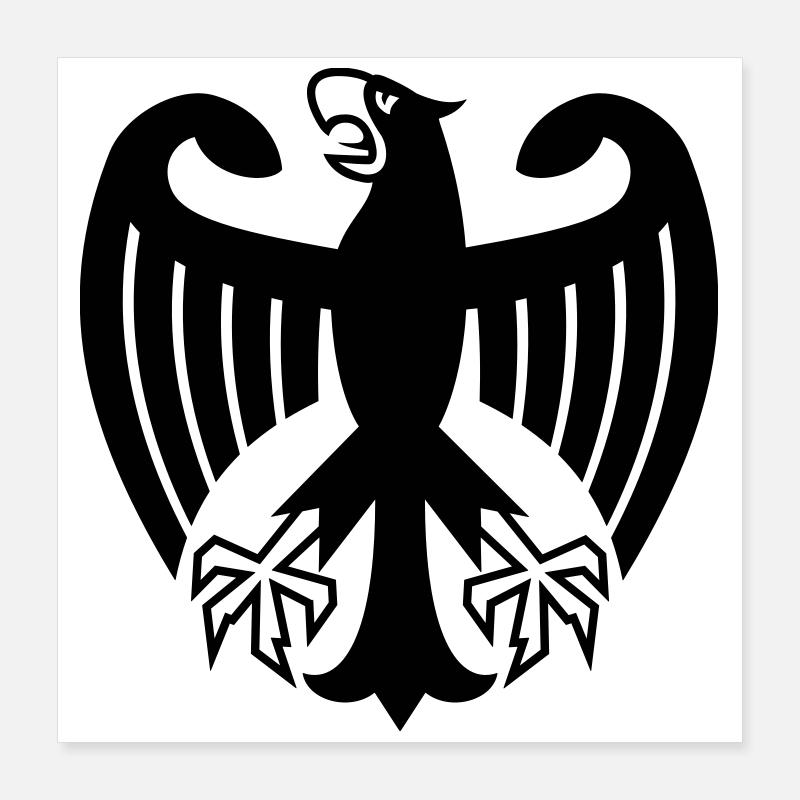 Germany Eagle Poster 16" x 16" (40x40 cm)