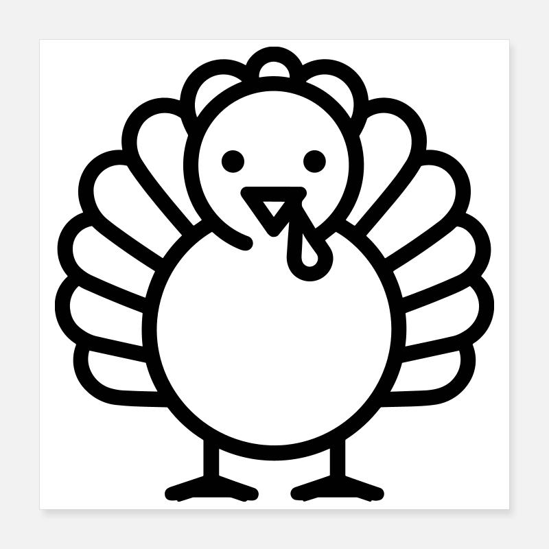 turkey Poster 16" x 16" (40x40 cm)