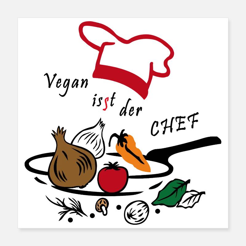 Culinary Arts Vegetables Poster 16" x 16" (40x40 cm)