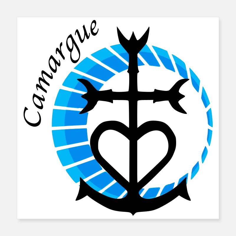 Camargue Poster 40 x 40 cm