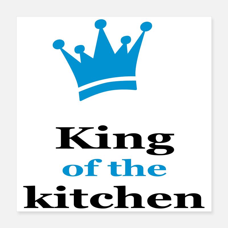 Tablier de chef amusant pour les chefs Poster 40 x 40 cm