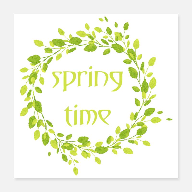 Spring Poster 16" x 16" (40x40 cm)