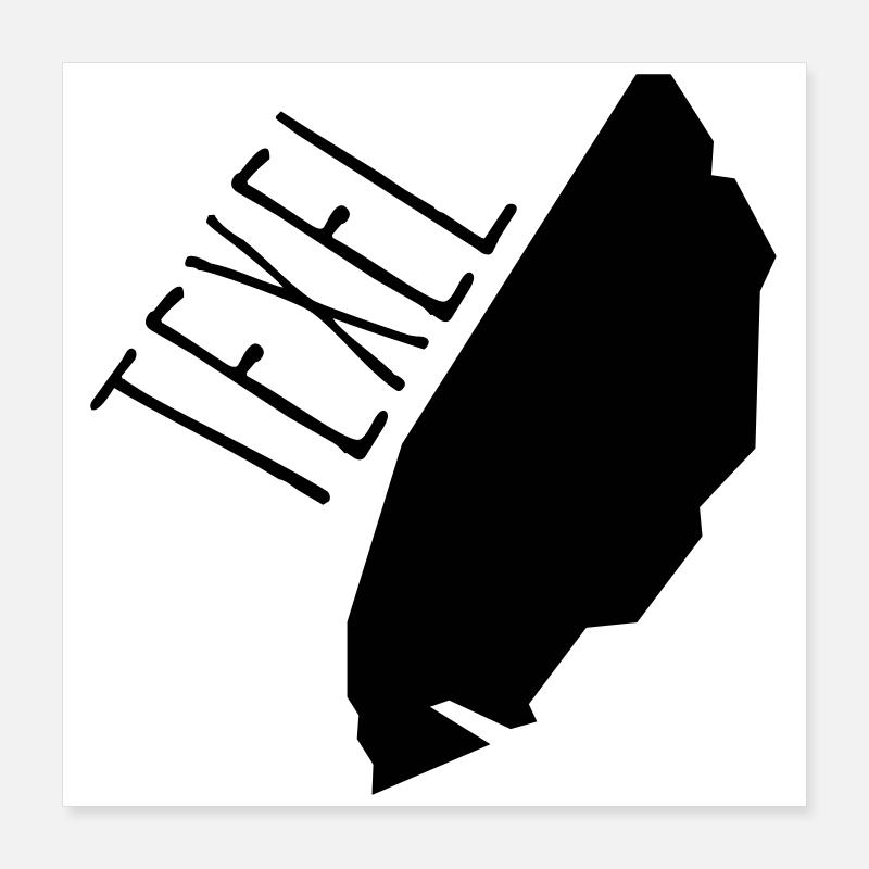 Texel Poster 40 x 40 cm