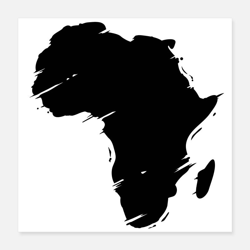 afrika Poster 40x40 cm