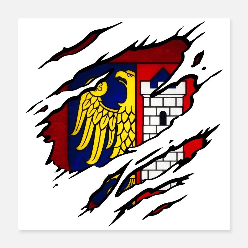 Gleiwitz - Polen Poster 40x40 cm