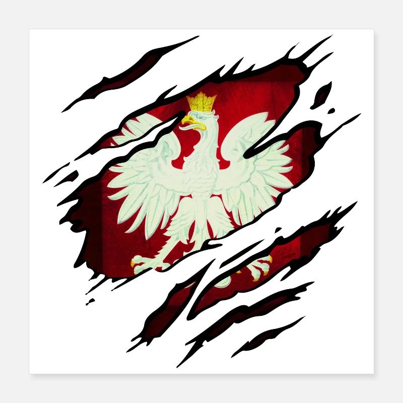 Polen Poster 40x40 cm