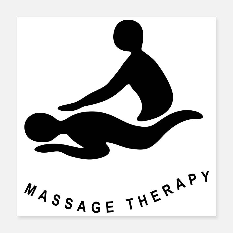 MASSAGE THERAPY Poster 16" x 16" (40x40 cm)