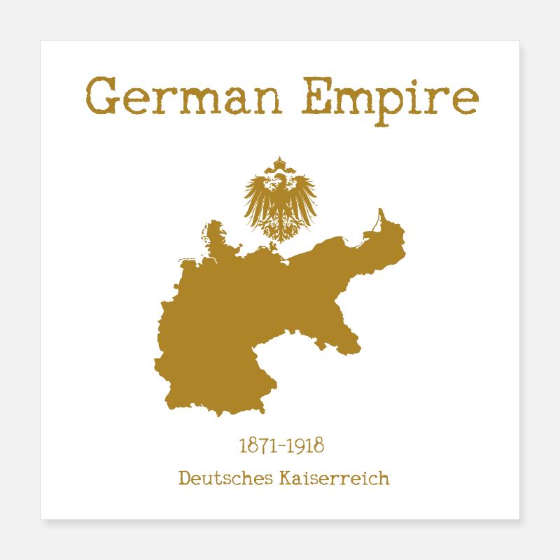 German Empire Poster 16" x 16" (40x40 cm)