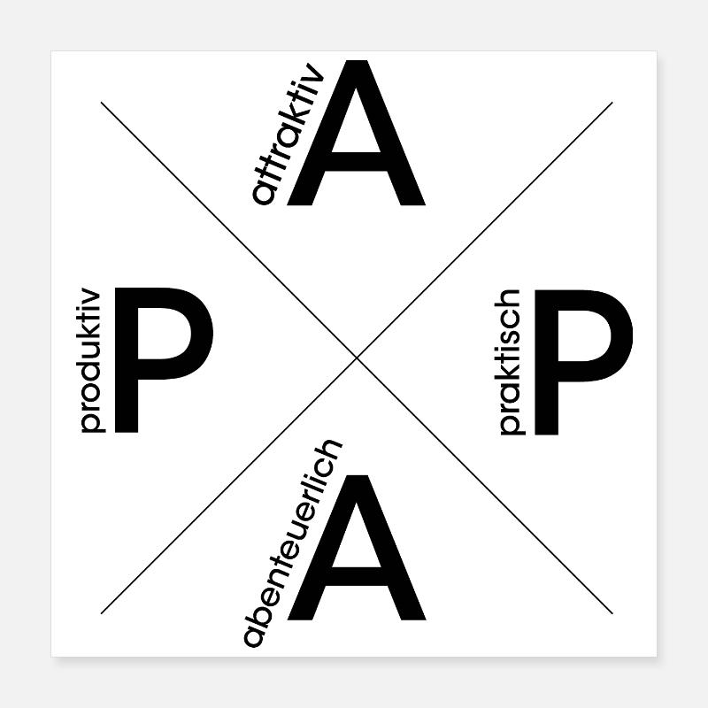 papa Logo Held Vater Motivation Symbol Marke icon Poster 40x40 cm