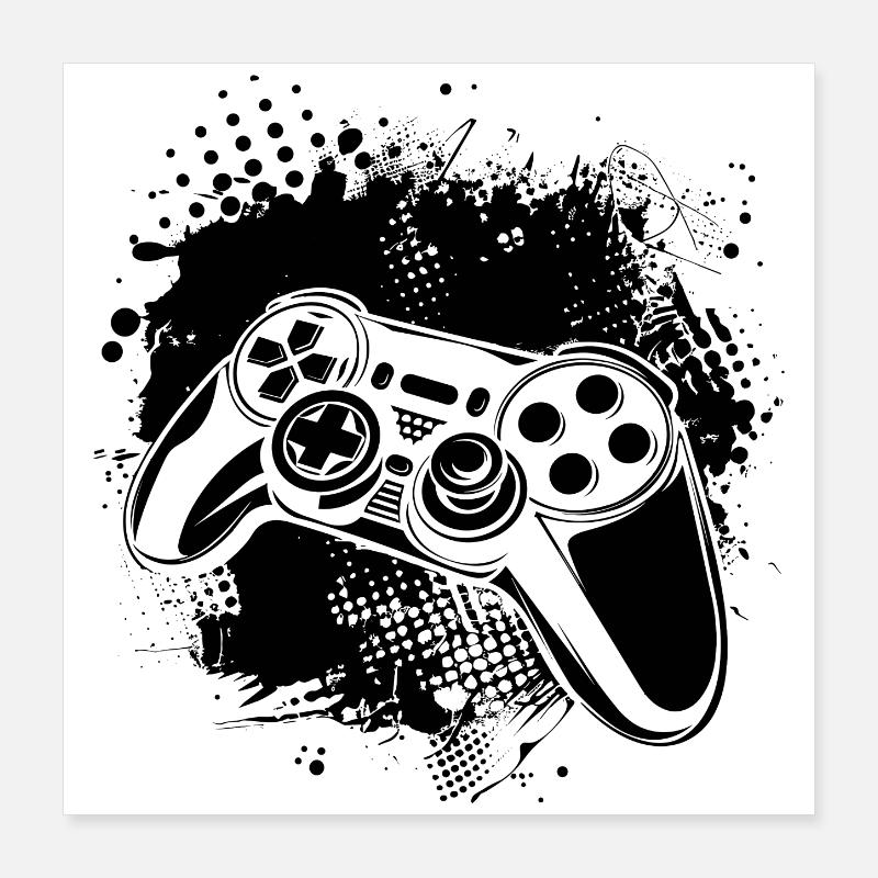 Game Controller Poster 40x40 cm
