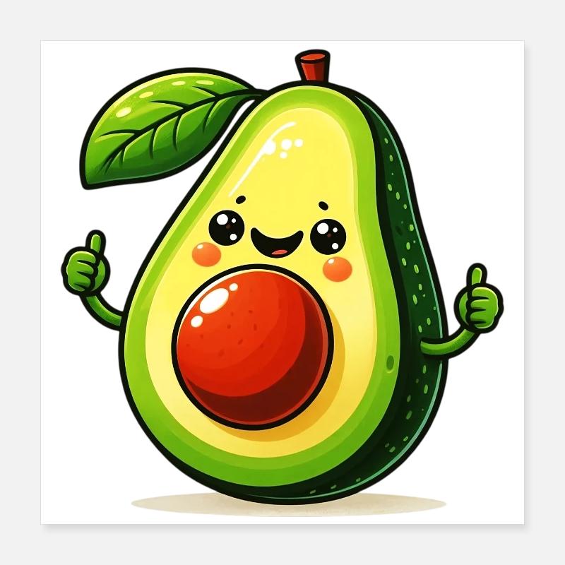 Avocado Poster 16" x 16" (40x40 cm)