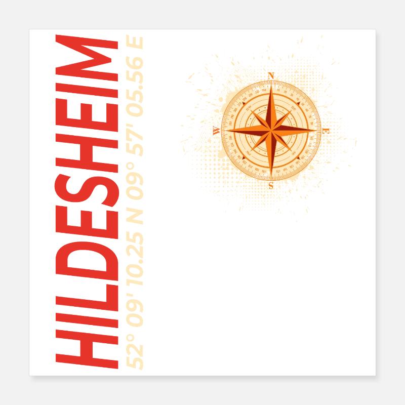 Hildesheim Poster 40x40 cm