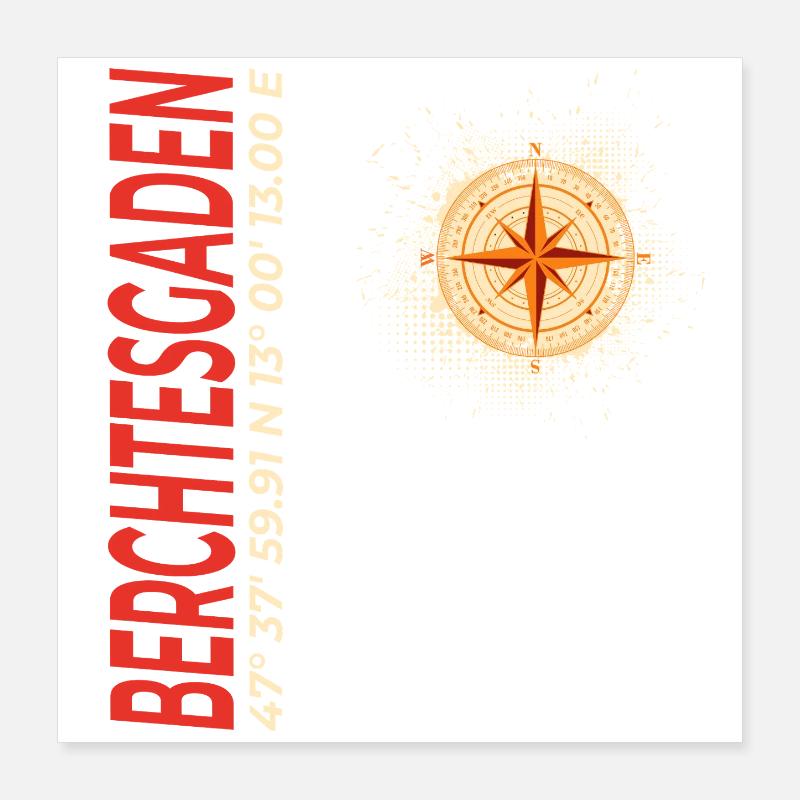 Berchtesgaden Poster 40x40 cm