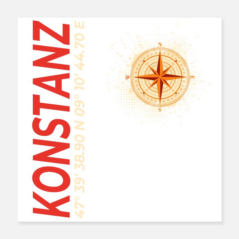 Konstanz Poster 40x40 cm
