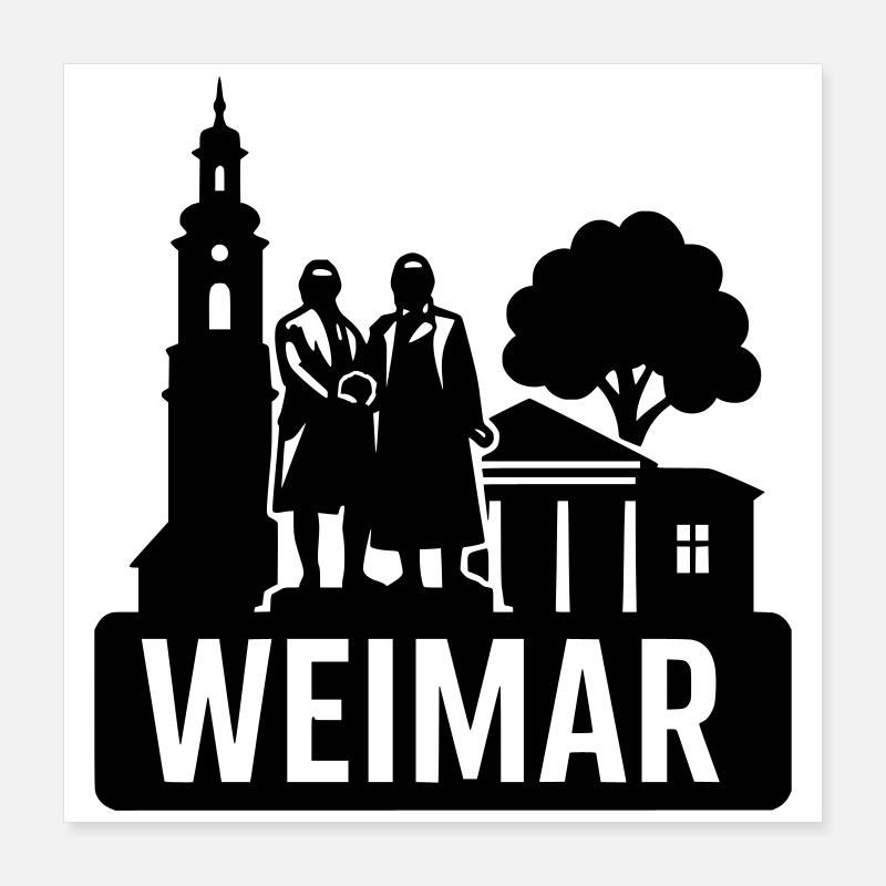 weimar thüringen Poster 40x40 cm