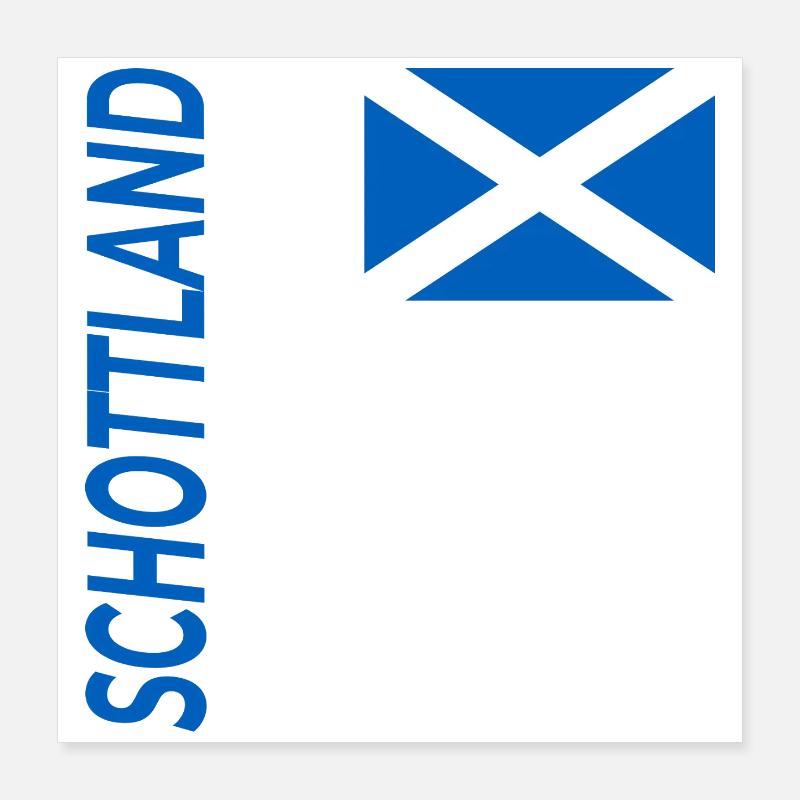 Glasgow Poster 40x40 cm