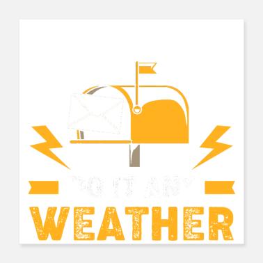 Post timbro postale Poster 40x40 cm