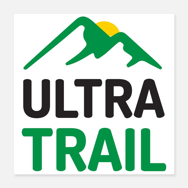 Ultra-Pfad Poster 40x40 cm