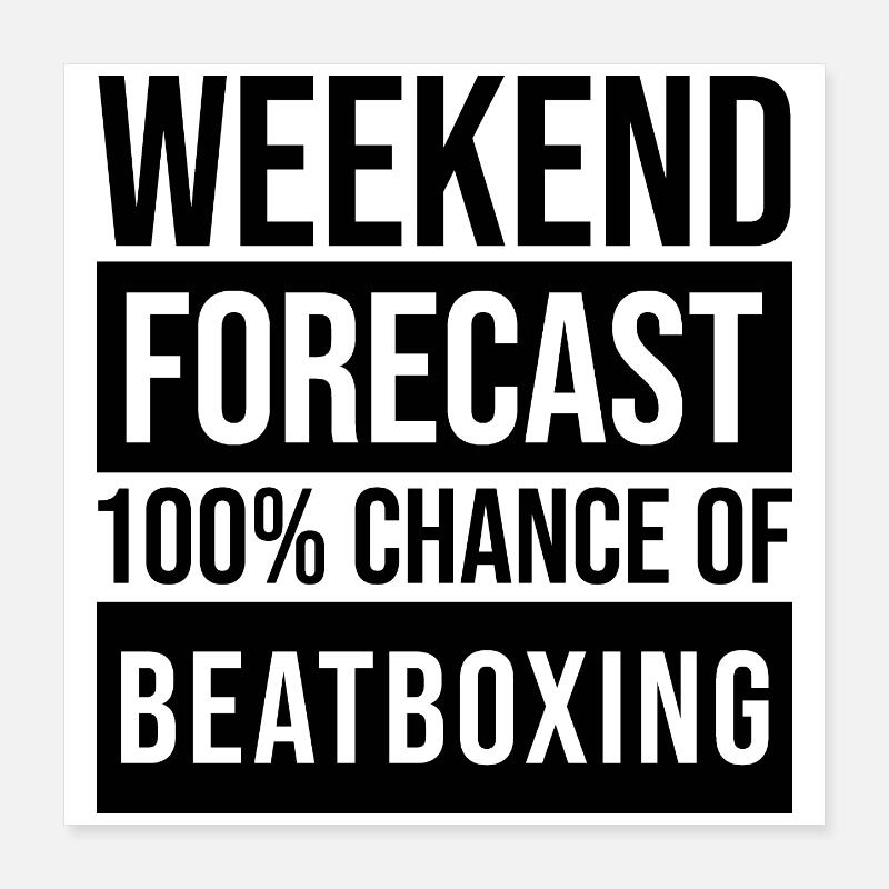 Beatbox Poster 16" x 16" (40x40 cm)
