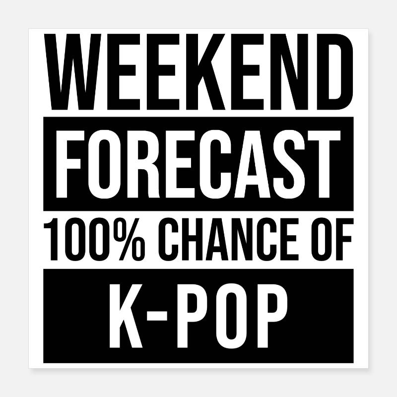 K Pop Poster 16" x 16" (40x40 cm)