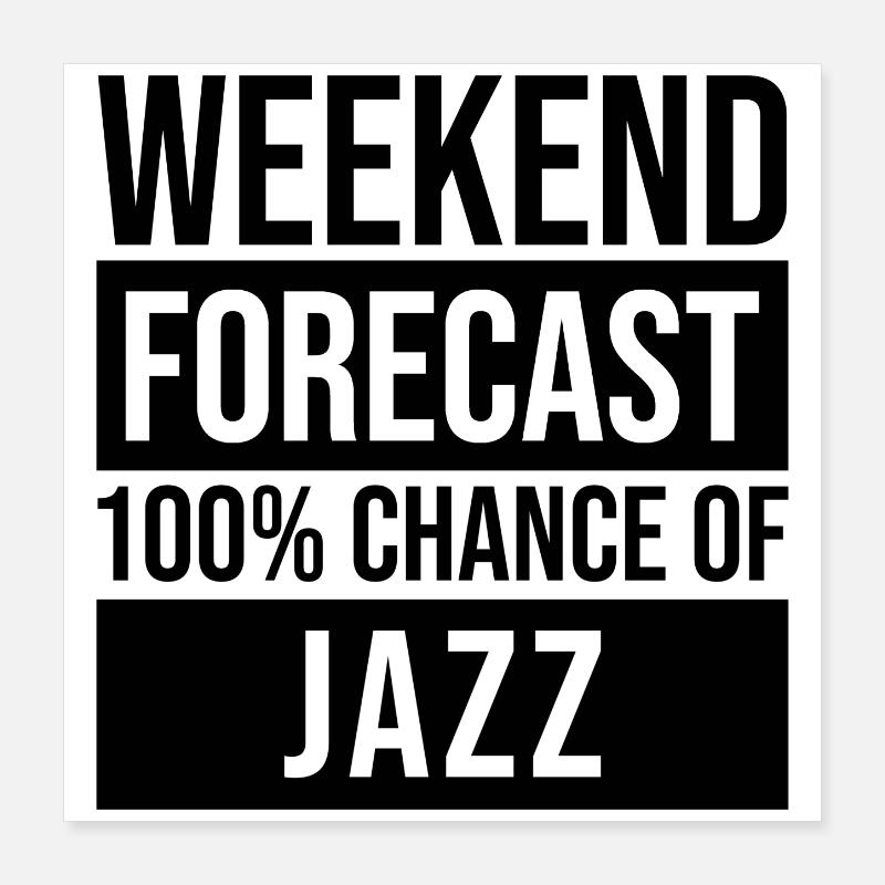 Jazz Poster 40x40 cm