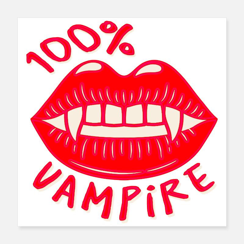 100 % vampires Poster 40 x 40 cm