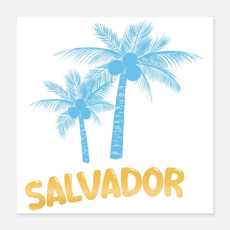 Salvador Poster 40 x 40 cm