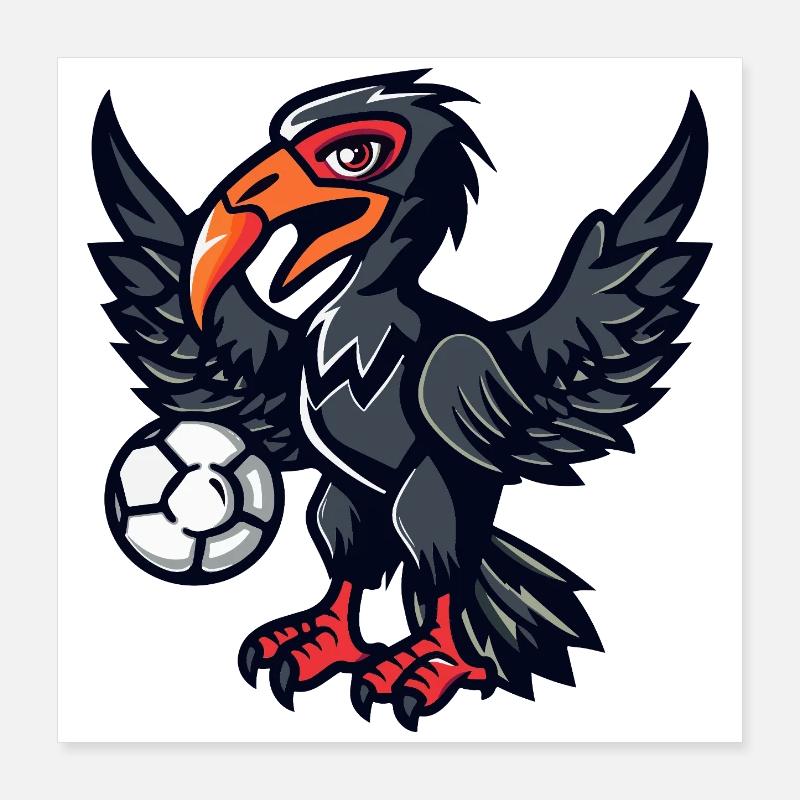 Héros de la boule de corbeau flèche Poster 40 x 40 cm