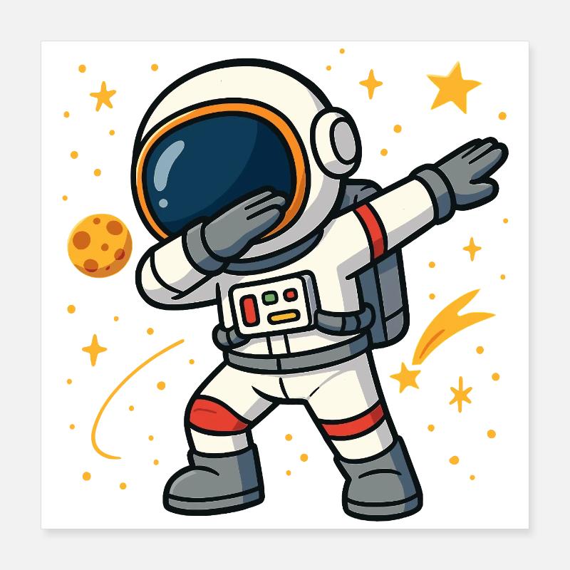 Astronaut Poster 40x40 cm