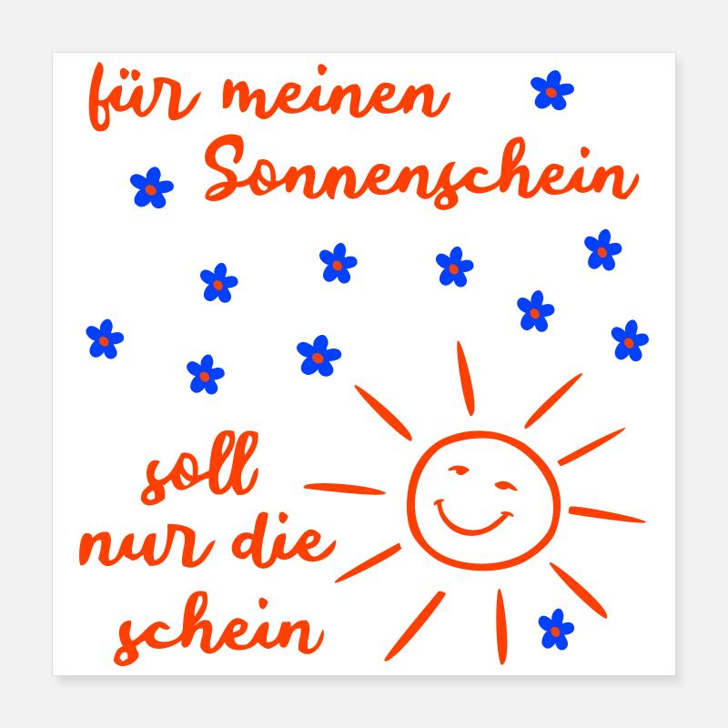Soleil Poster 40 x 40 cm