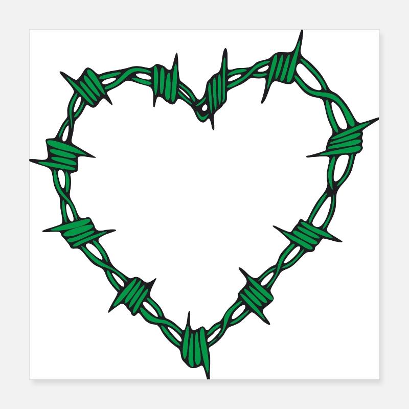 Fils de fer Poster 40 x 40 cm