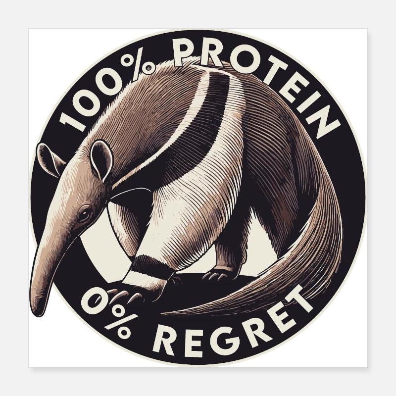 Aucune fourmi laissée pour compte Poster 40 x 40 cm