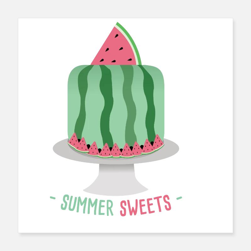 melon Poster 16" x 16" (40x40 cm)