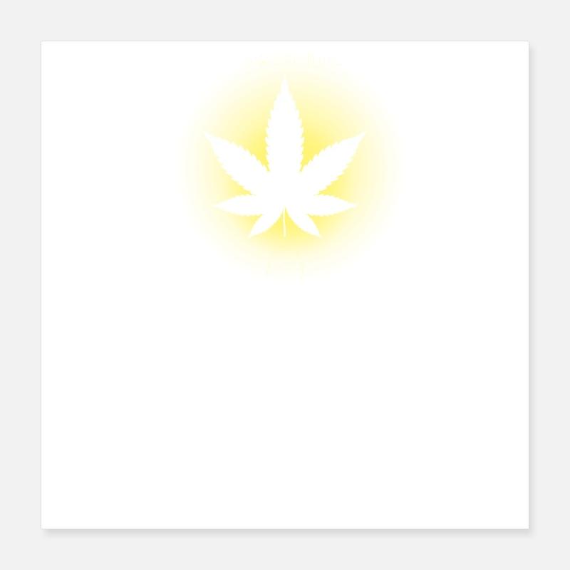 Jesus raucht Joint Geschenkidee Weed Gras Drogen Poster 40x40 cm
