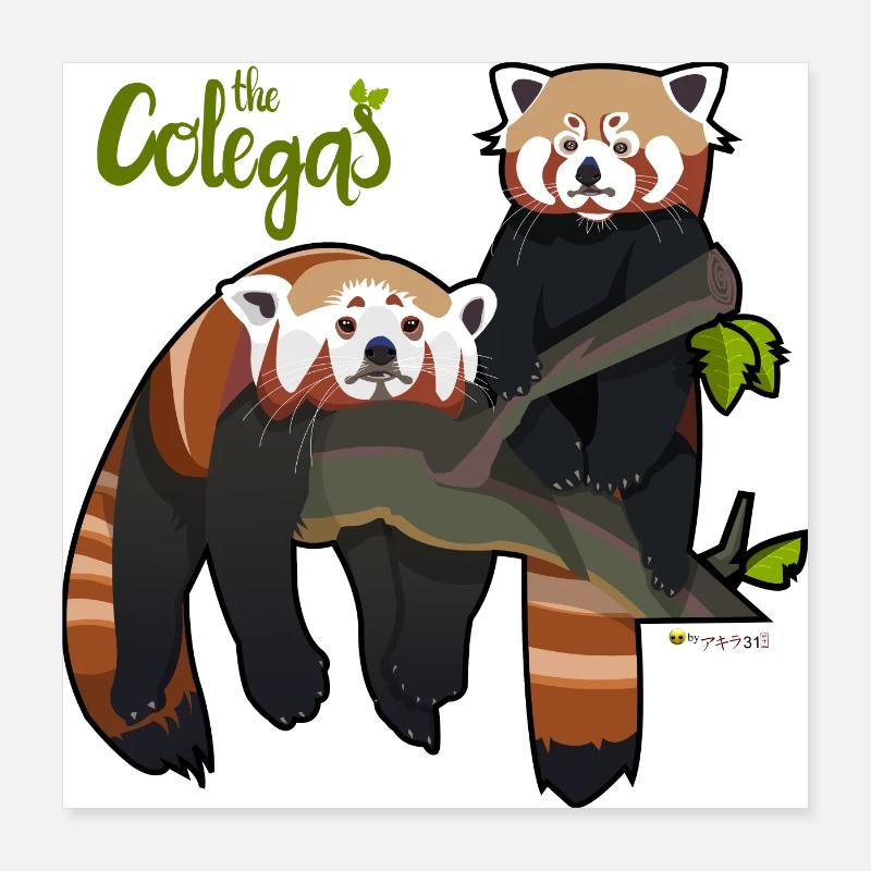 Freunde Poster 40x40 cm