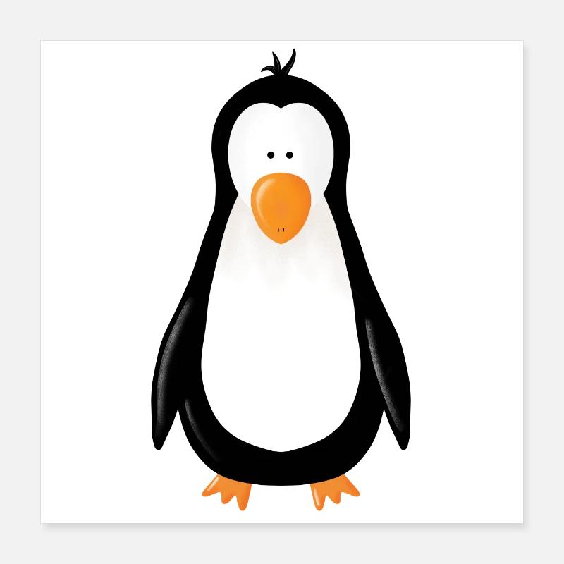 Pingouin Poster 40 x 40 cm