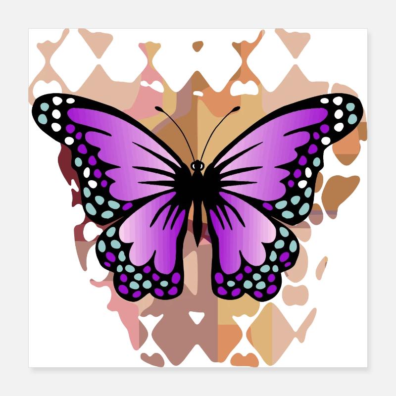 papillon Poster 40 x 40 cm