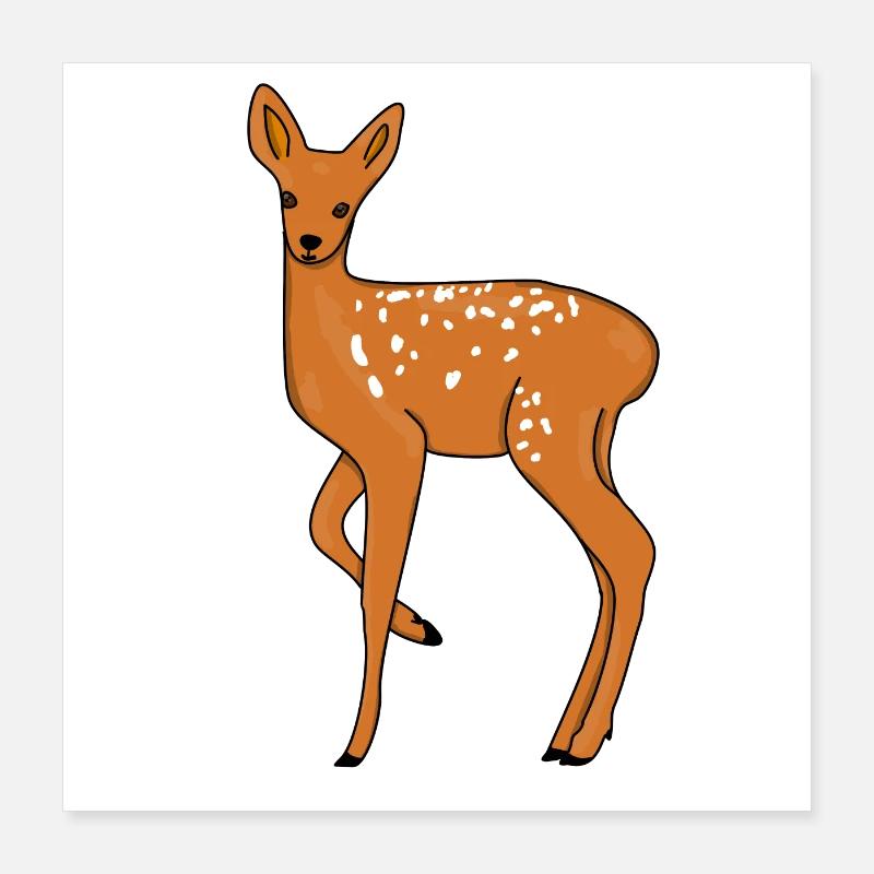 deer Poster 16" x 16" (40x40 cm)