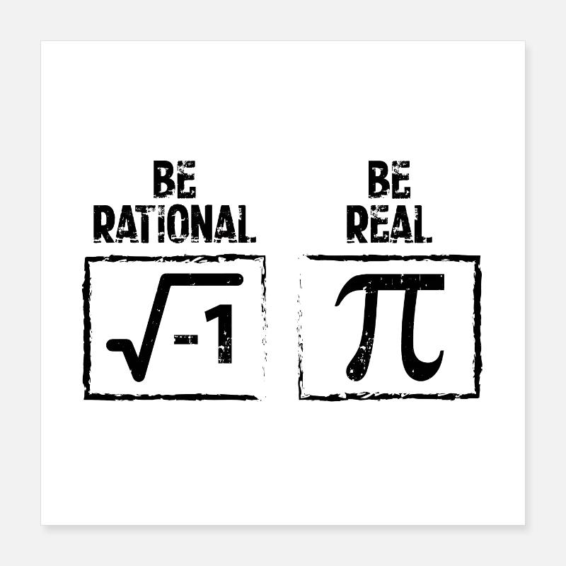 Mathematiker Algebra | Mathematik Lehrer Geschenke Poster 40x40 cm