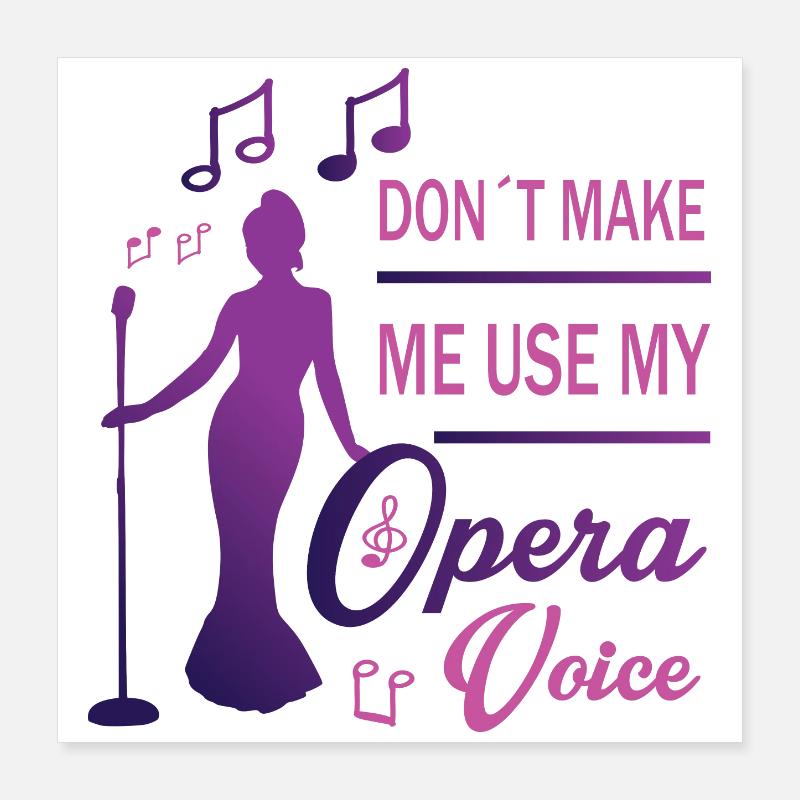 Loud voice Poster 16" x 16" (40x40 cm)