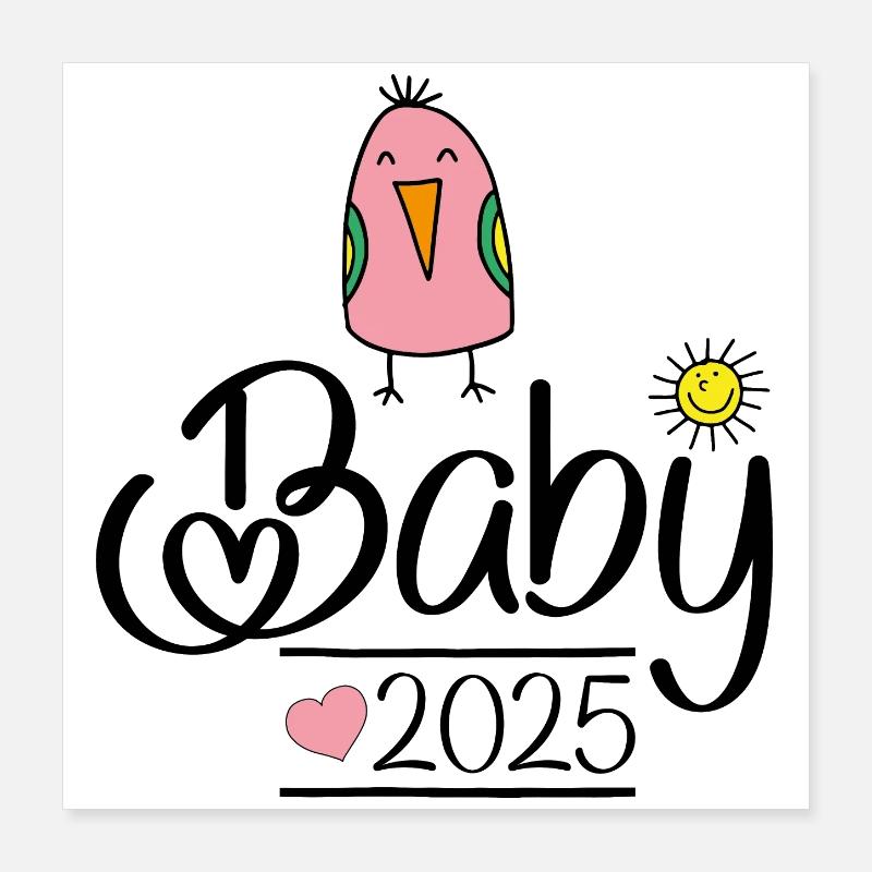 baby 2025 Poster 40x40 cm