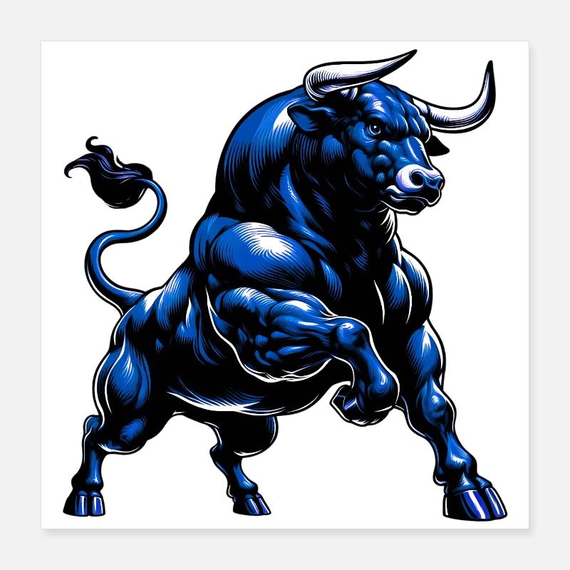 Taureau Poster 40 x 40 cm